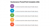 Editable Editable Soutenance PowerPoint Template Slide Model