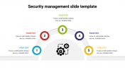 Editable Security Management Slide Template Design