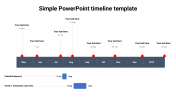 Unique PowerPoint timeline template design -16 Node