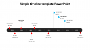 Simple Timeline Template PowerPoint Presentation Design