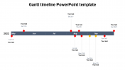 Innovative Gantt Timeline PowerPoint Template Designs
