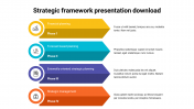 Arrow design strategic framework presentation download