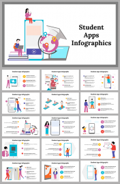 Student Apps Infographics PowerPoint And Google Slides