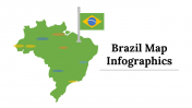 Brazil Map Infographics PPT Presentation And Google Slides 