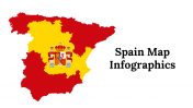 Spain Map Infographics PowerPoint And Google Slides