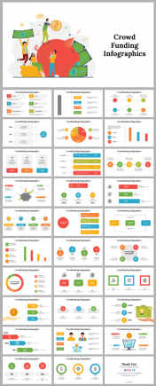 Crowdfunding Infographics PowerPoint And Google Slides