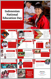 Indonesian National Education Day PPT And Google Slides