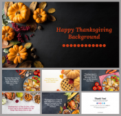 Happy Thanksgiving Background PowerPoint And Google Slides
