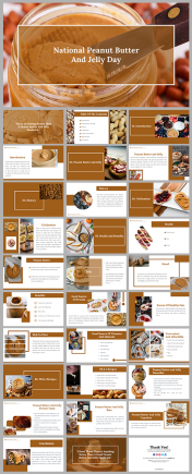 National Peanut Butter and Jelly Day Google Slides  