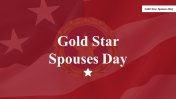 Gold Star Spouses Day PowerPoint And Google Slides Themes