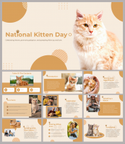 National Kitten Day PowerPoint And Google Slides Templates