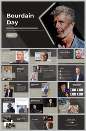 Bourdain Day PowerPoint And Google Slides Templates