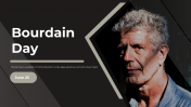 Bourdain Day PowerPoint And Google Slides Templates