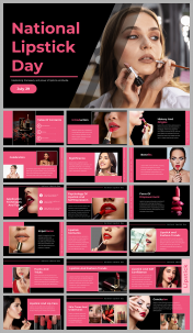 National Lipstick Day PowerPoint And Google Slides Themes