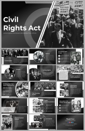 Civil Rights Act PowerPoint And Google Slides Templates