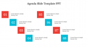 8 Noded Agenda Slide Template PPT and Google Slides