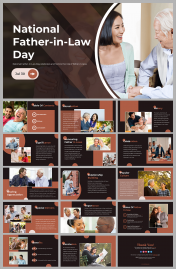 National Father In Law Day PPT And Google Slides Templates