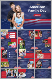 American Family Day PowerPoint And Google Slides Themes