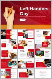 Left Handers Day PowerPoint And Google Slides Themes