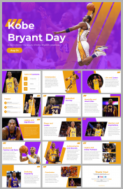 Kobe Bryant Day PowerPoint And Google Slides Themes