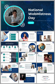 National WebMistress Day PowerPoint And Google Slides Themes