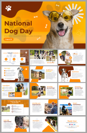 National Dog Day PowerPoint And Google Slides Templates