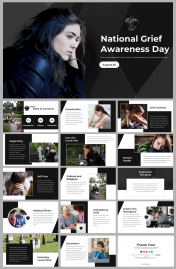 National Grief Awareness Day PowerPoint And Google Slides