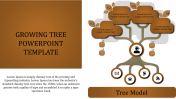 Visual Growing Tree PowerPoint Template and Google Slides