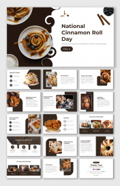 National Cinnamon Roll Day PPT And Google Slides Themes