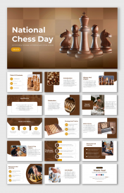 National Chess Day PowerPoint And Google Slides Themes