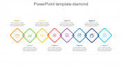Attractive PowerPoint Template Diamond For Presentation