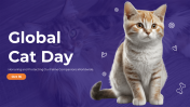 Global Cat Day PowerPoint And Google Slides Themes