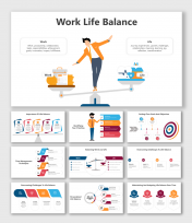 Work Life Balance PowerPoint And Google Slides Templates