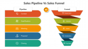Sales Pipeline VS Sales Funnel PowerPoint And Google Slides