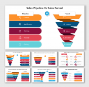Sales Funnel Vs Sales Pipeline PowerPoint And Google Slides