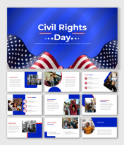 Civil Rights Day PowerPoint And Google Slides Templates
