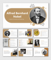 Alfred Bernhard Nobel PowerPoint And Google Slides Templates