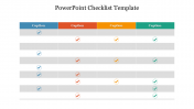 Editable PowerPoint Template Checklist Design Slide