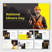 National Miners Day PowerPoint And Google Slides Themes