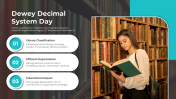 Dewey Decimal System Day PowerPoint And Google Slides Themes