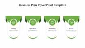 Creative Green Color Business Plan PPT And Google Slides
