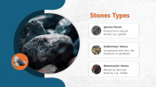 Stones Types PowerPoint And Google Slides For Presentaion