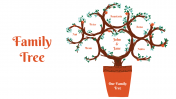 Easy To Edit Family Tree PowerPoint And Google Slides