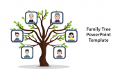Editable Family Tree PowerPoint And Google Slides Template