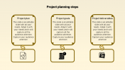Beautiful Designed Project Planning PPT Diagram Now-3 Node