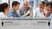 Effective Best Company Introduction PPT Slide Template