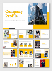 Concise Company Profile PPT And Google Slides Templates