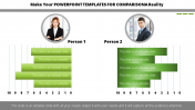 Effective PowerPoint Templates For Comparison-Two Node