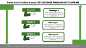 Amazing Text Message PowerPoint Template Presentation
