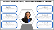 Attractive Text Message PowerPoint Template for Presentation